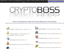 Tablet Screenshot of cryptoboss.com